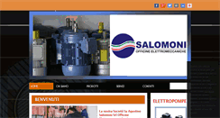 Desktop Screenshot of elettromeccanichesalomoni.com